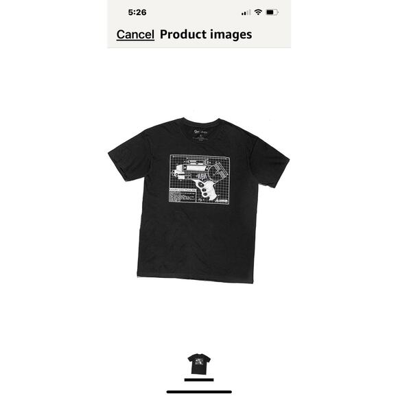 LootCrate Firefly T-shirt Lassiter Laser Pistol 100% Cotton Exclusive Men's M - Picture 1 of 5